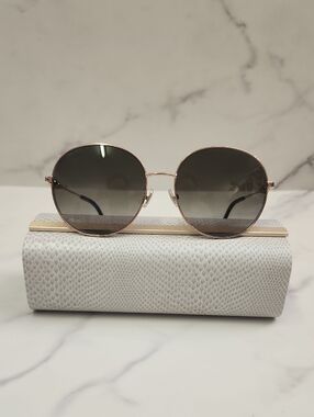 NEW Authentic JIMMY CHOO birdie Round Sunglasses